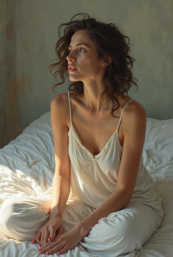 A girl having sex
