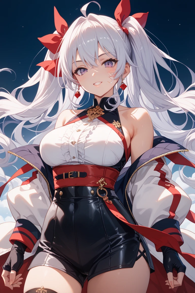 (((masterpiece))), (((High resolution))), (((8K quality))), (((perfect face))), (((Esex-AzurLane))), (((shirt))), (((high resolution face))), (((top quality eyes))), (((detailed face))), (((detailed texture))), look at the camera, big tits
