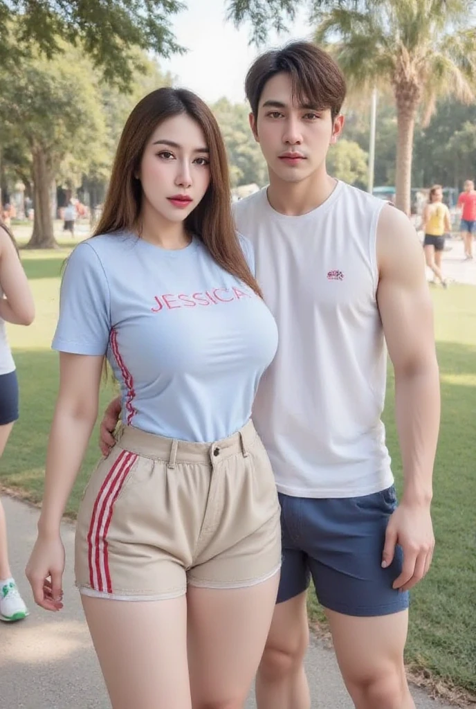 absurdres, RAW photo, extremely delicate and beautiful, masterpiece, Best Quality, ultra high resolution, 16k, hyperrealistic, realistic, photorealistic, photo-realistic, ultra-detailed, perfect ???????, super Detailed skin, perfect figure, Very detailed CG 8k wallpaper, nude, pussy, shaved pussy, nipple, perfect nipple, perfect breast, round breast, small head, perfect fingers, (full body :1.2), super white skin, standing, kpop idol, nude, blushing, windy, sexy leg, smile, smile eyes, 2  guys, nude, puffy hair, bangs, (2 guys :1.5), long leg, medium breast, (nude girl), messy hair, flat bangs, sexy lips, cute hair, cute pose, teen, sexy pose, medium round breast, smile, on the street, standing in front home, full body, from below,  angry, barefoot, sand, long leg, all hands down, many people on background, covering eyes pose, spread pussy, focus on pussy, wearing dolphin shorts, angry