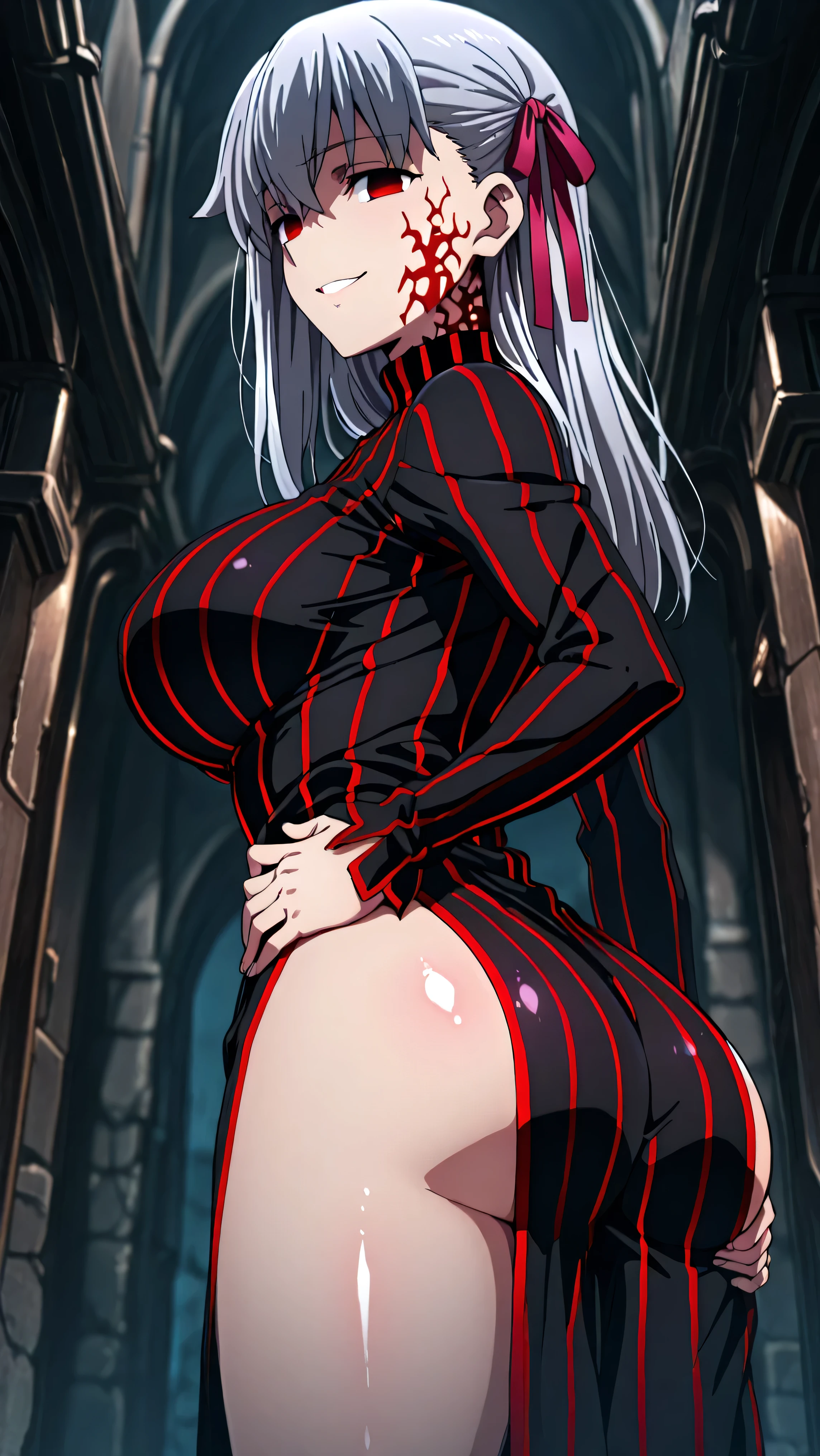 cowboy shot, a woman standing on a street in a busy city, sunny, whiteclouds, beautiful eyes, beautiful girl, high detail skin, high detail eyes, high detail hair, highres, ultra detailed, sharpen picture, Highly detailed, masterpiece, best quality, photorealistic,
 <lora:Baek-DoblackLoRA:1> 1girl, short hair, bangs, butterfly hair ornament, ponytail, skin tight, flower pattern, latex bodysuit, stola, flower, hairpin, fingerless elbow gloves, jacket