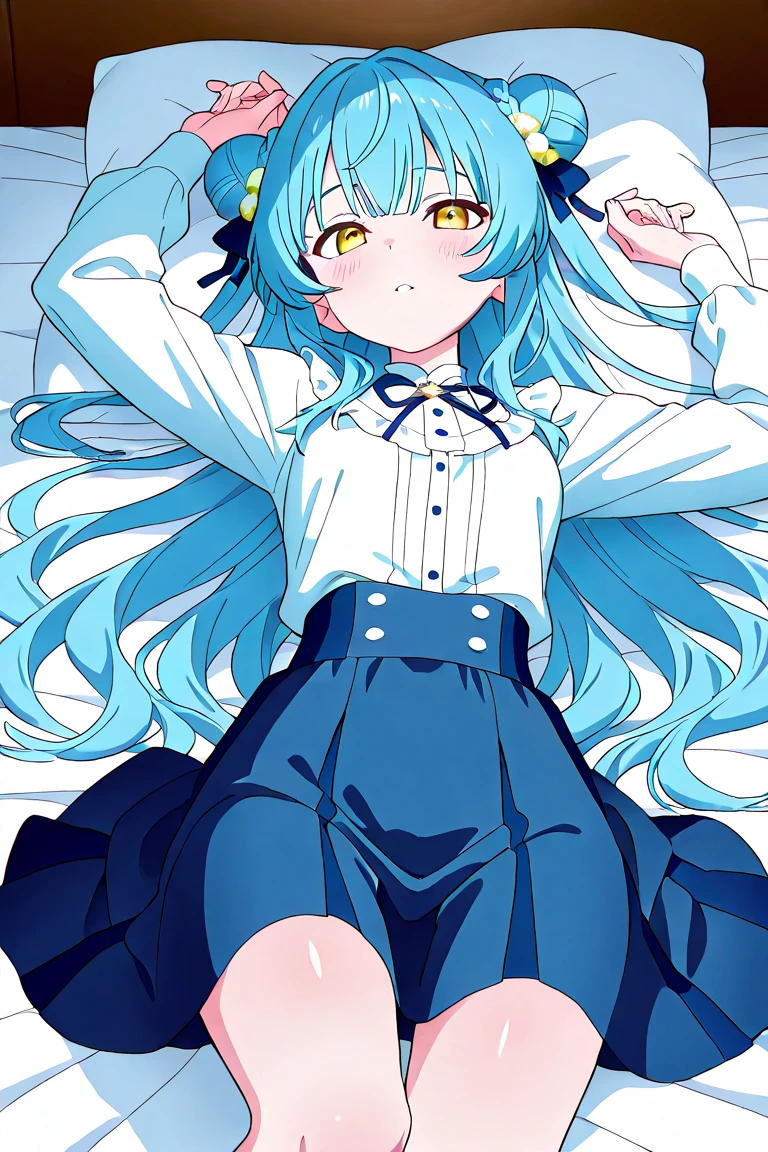 juder_style, score_9, score_8_up, score_7_up, score_6_up, score_5_up, score_4_up, hd, (ultra hd quality details), 8K, 1girl, long hair, Hourglass body, cyan eyes, indigo hair, 2d illustration, blue butterfly wings