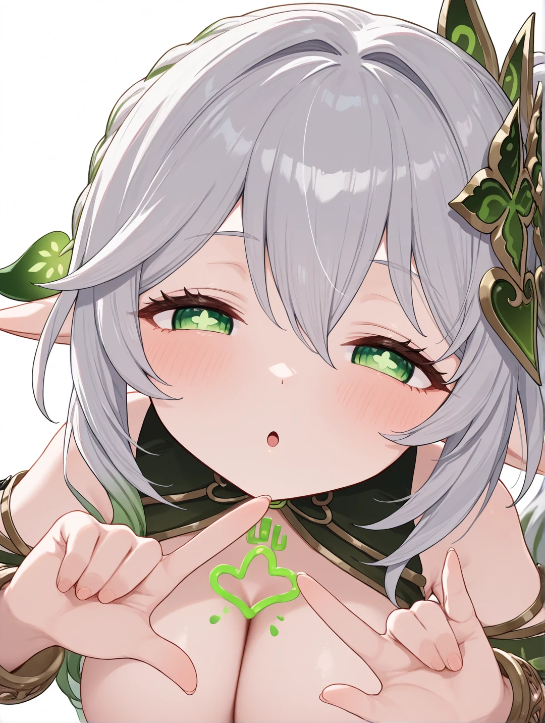 nahida_genshin, 1 boy, fellatio, penis