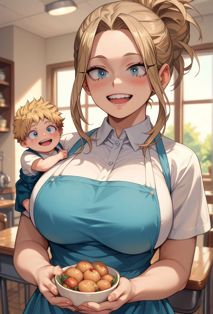 score_9, score_8_up, score_7_up, score_6_up, score_5_up, score_4_up, bj, 1girl, open eyes, beatiful eyes, Tsunade Senju, naruto series, woman horny, apron, in a cafe, hug, smile, wooden floor, woman and shota hug huge breasts, cowboy shot, full body, size difference, age difference, floor, wet, horny, shota, small penis,
huge breasts, hug breasts,