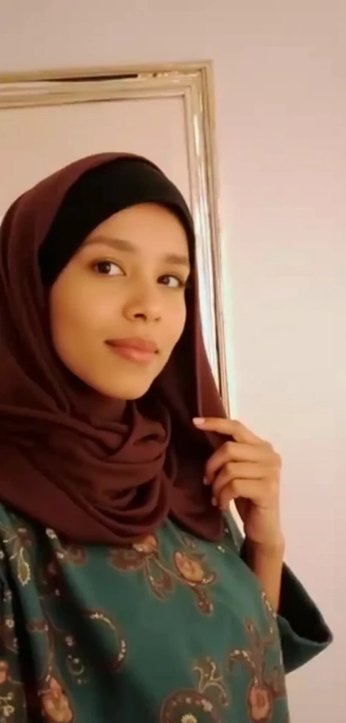(((Old lady:1.6))), (((HIJABS Stylish))), adorable, 1 girl, (face to face), 10 years old, baby face, happy, medium portrait, (face details: 1), (eye details:1), ((naked big breasts)). wearing transparent transparency mini apron, .. Cute posed. proportional body. Ultra High Res. realistic: 1.4, UHD , lace 