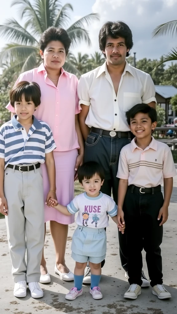 a mother, a father, 6 brothers and a niece