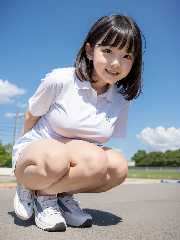 (1 female),High resolution, sharp focus, pixiv masterpiece, ((intricate details)), very detailed, Natsukubal, 1 person,defeat, Crestfallen,full body esbian,kneel on the ground, Sweaty crotch,Pee on your feet,Pissing,Urine flows down the thigh,embarrassing,exhilarating, Shocked,panic,anxiety,Small puddles of their own urine form around the feet,Urine runs down the crotch,drenched,rain,(Gestures of appeal),blue colored eyes(eyes shine), short gray hair,Completely naked,breathe in,view from below,Spreading,M-shaped legs,