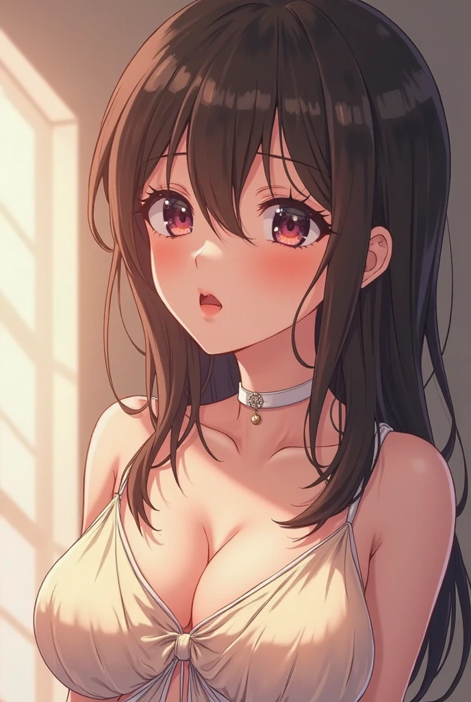 Cute, mature women,chubby cheek,Nude,realistic skin, beautiful face, better face, busty saggy breast,muted colours,pale white skin,black hair, long hair, (hair over one eye:1.4), Messy hair,hair between eyes ,sleepy eyes ,red lips,pubic hair pussy,dense pubic hair, full body view,cute shy blush on,