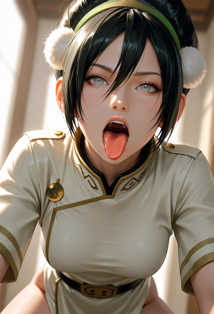 Toph Beifong, lickingoral, BEST cuality, Hd, detailed , perfect penis, detailed, Licking the tip of the penis, sucking penis, A little cum on the tip, deep Throat ,deepthroat,deepthroat / cum, Pinching POV, ahegao, ahegao