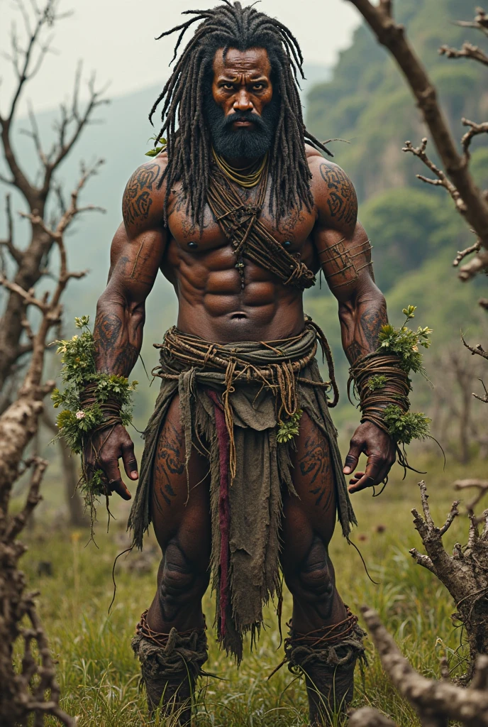 (cumrag sexyloincloth:1.3), a (shirtless:1.2) redhead irish (man:1.1) wearing a old ripped (dirty:0.5) loincloth with (yellowish:0.2) (whitish:0.8) (crusty:0.5) (stains:1.15) on loincloth, (cum on cloth:1.0), nasty sticky crusty clothes, standing in a garden, detailed textures, bokeh, hairy armpit, 45 years old supermodel, tribal, armband, bracelet, natural sunny lighting, 4k uhd, dslr, soft lighting, high quality, Fujifilm XT3 <lora:Clothing - Sexy Loincloth:0.65> <lora:cumrag:1> <lora:cum_on_cloth:0.15>