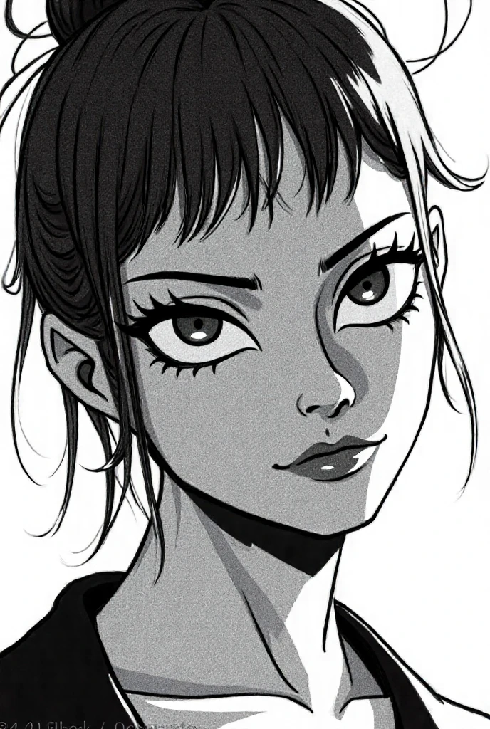 (((American comic style,Exaggerated digital character sketches:1.37,Exaggerated body proportions))).(1 Girl,Solitary,big eyes,Pointed nose,(Exaggerated expression,Exaggerated hairstyle),Messy hair),(Black sketch lines,Loose brushstrokes create the outline,Cartoon Style. Bright colors and simplified lines, sketch)。(Exaggerated body movements:1.37),(Large area of blank)