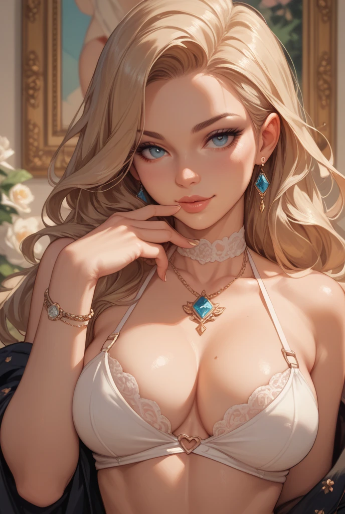 (Masterpiece: 2), (very detailed: 2), (beautiful: 2), slight smirk