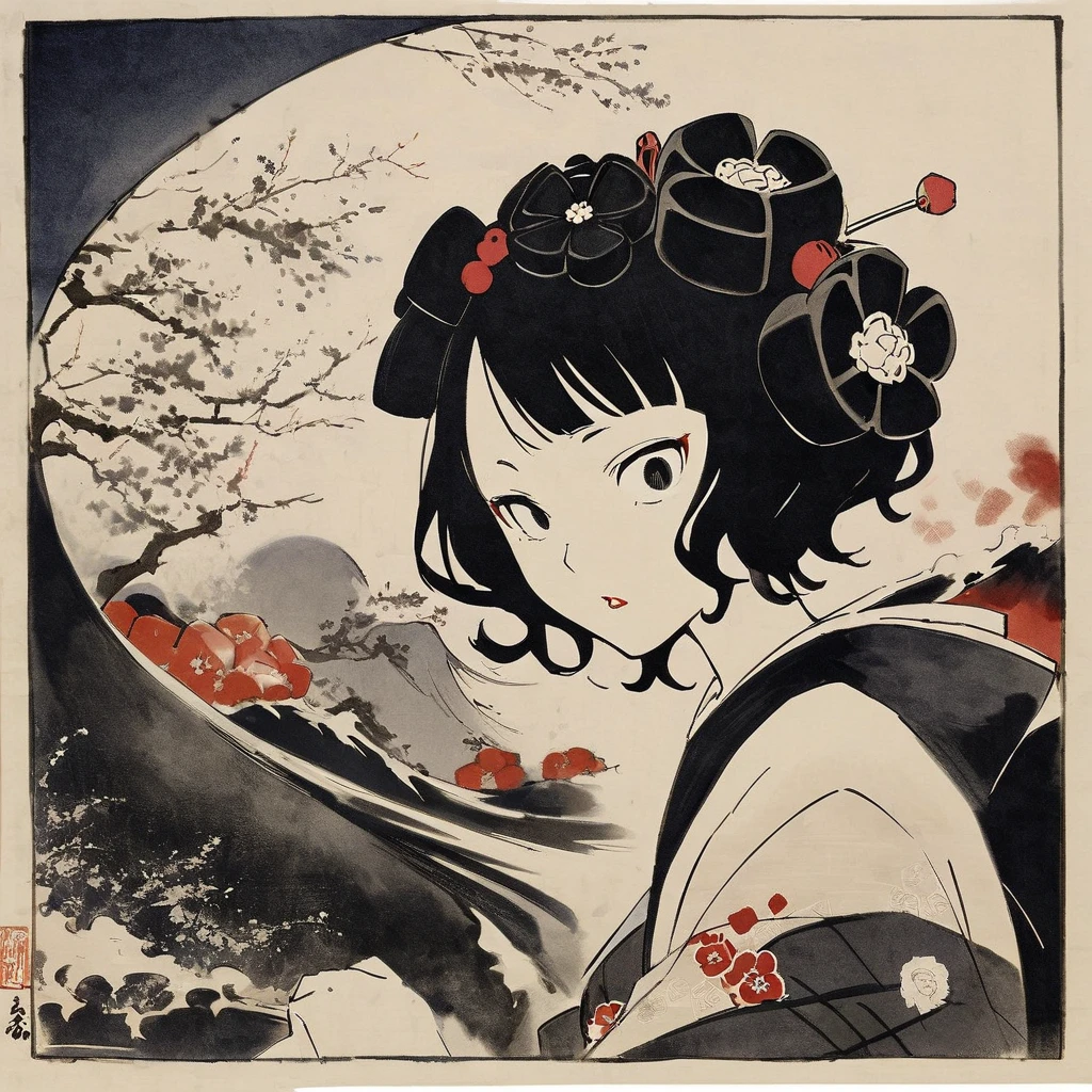 Edo Town、Katsushika Hokusai、Ukiyo-e style、Kohinshitsu、judgement