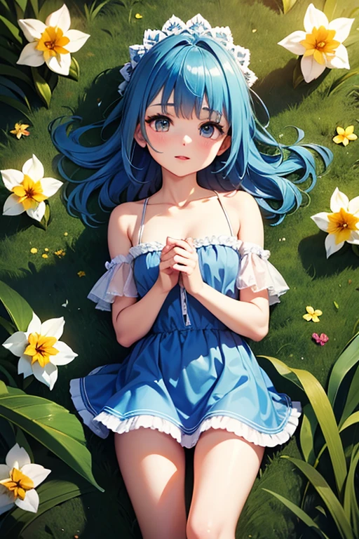 (masterpiece:1.4), (best quality:1.4), extremely detailed, intricate, sensual body, hyper detailed, (PERFECT FACE), illustration,soft lighting, full_body, 1girl, lonely,  beautiful hair, blue and green:1.3, colorized, from_above ,racoon_costume , prison intimate moment