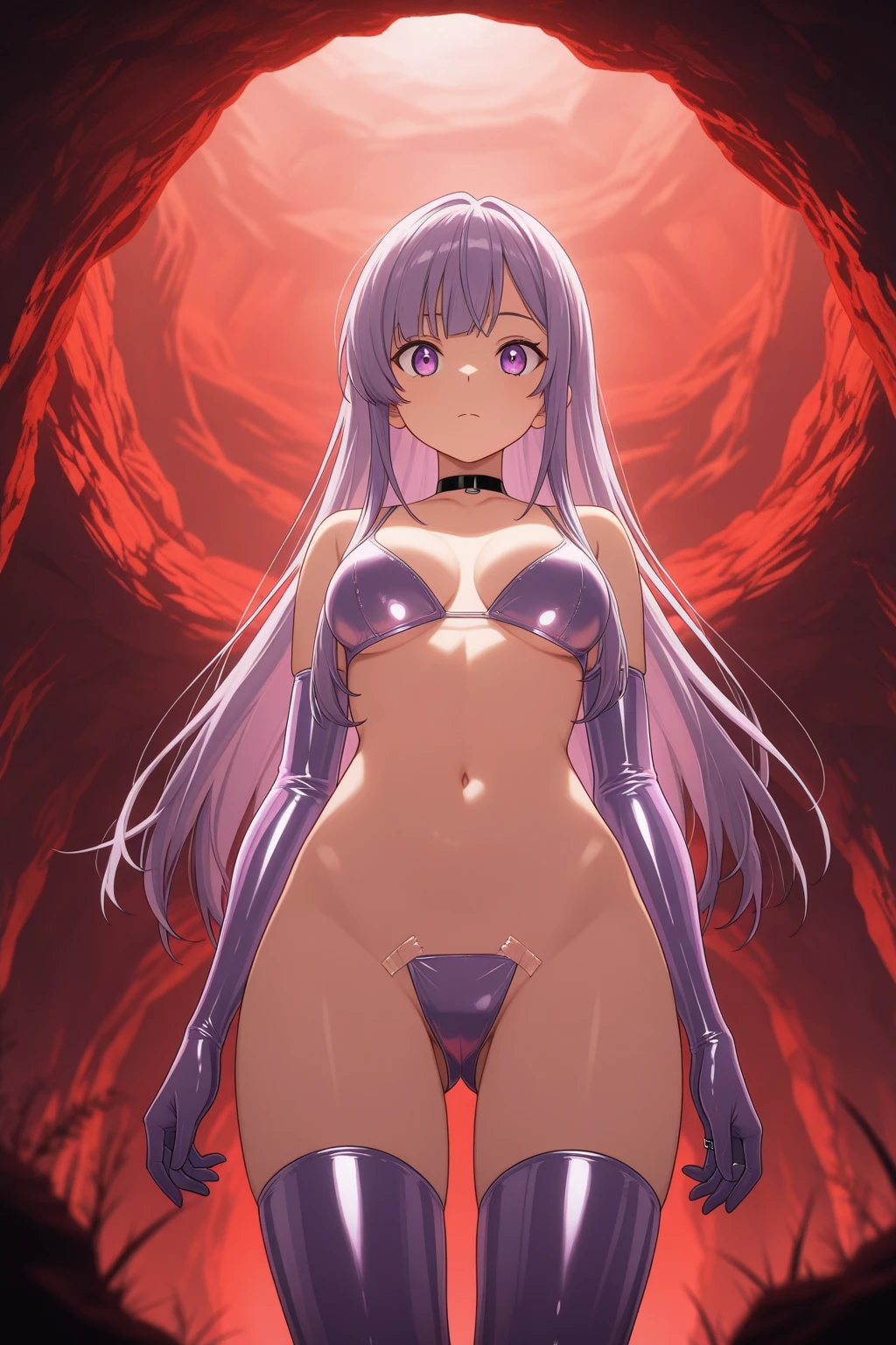 score_9, score_8_up, score_7_up, score_6_up, BREAK source_fate, medusa rider, pink hair, pink eyes, 1girl, big breasts, completely nude, curvy, erotic, mature female, model pose, modeling, naked, nipples, pussy, sensual, sexy, sexually suggestive, solo, standing, thighs, uncensored, upper body