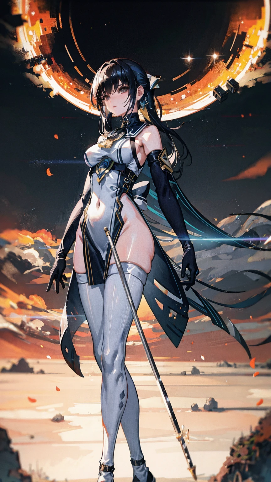 ((best qualtiy)), ((tmasterpiece)), (the detail:1.4), 3D, A beautiful cyberpunk female image,hdr(HighDynamicRange),Ray traching,NVIDIA RTX,Hyper-Resolution,Unreal 5,Subsurface scattering、PBR Texture、post-proces、Anisotropy Filtering、depth of fields、maximum definition and sharpness、Many-Layer Textures、Albedo e mapas Speculares、Surface coloring、Accurate simulation of light-material interactions、perfectly proportions、rendering by octane、Two-colored light、largeaperture、Low ISO、White balance、the rule of thirds、8K raw data、((best qualtiy)), ((tmasterpiece)), (the detail:1.4), Busty body 3D,Front fill light,hdr(HighDynamicRange),Ray traching,NVIDIA RTX,Hyper-Resolution,Unreal 5,Subsurface scattering、PBR Texture、post-proces、Anisotropy Filtering、depth of fields、maximum definition and sharpness、Many-Layer Textures、Albedo e mapas Speculares、Surface coloring、Accurate simulation of light-material interactions、perfectly proportions、rendering by octane、Two-colored light、largeaperture、Low ISO、White balance、the rule of thirds、8K raw data、Raised translucent top, Smaller top, Smaller white lace shorts, Raised, Mature feminization, Flattering eyes, White lace translucent top,Flat bare abdomen, Snow-white thighs, White lace stockings, Bare arms, Mature charm deep V open neck, Long reddish-brown shiny hair, White lace translucent shorts perfect figure 9-head beauty body contains thunderbolt