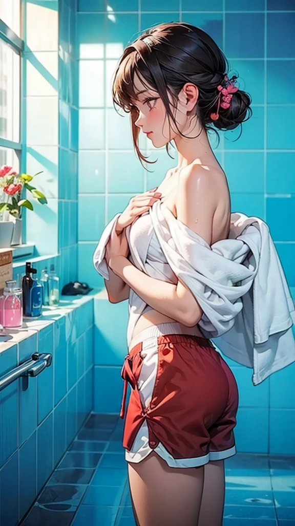 (masterpiece), random multiple women,White Nurse Dress,Nurse cap,Private Server,Tied up hairstyle,Small breasts,Small Ass,Natural light, Realistic, skinny, (Please lift your skirt), With a smile. White stockings and panties,Long nipples,Areola,Random see-through bra,Cotton panties,Changing clothes in the locker room,after work