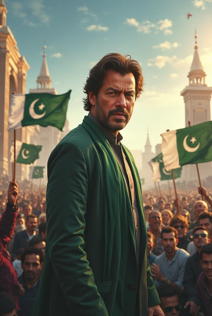 Bollywood  actor Salman Khan with Pakistani flag