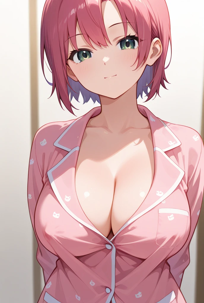 One Girl, (Chiquita:1.2), Yui, Pink Hair, Single hair bun, short hair,
Cow print bikini, Cowbell,
(Highest quality, High resolution, 4K, Detailed lighting, Shaders, Perfect Anatomy:1.2, Browsing Caution),
(Nurse, concentrated:1.2),
View your viewers,
smile, blush,
plein air, spring, On all fours,