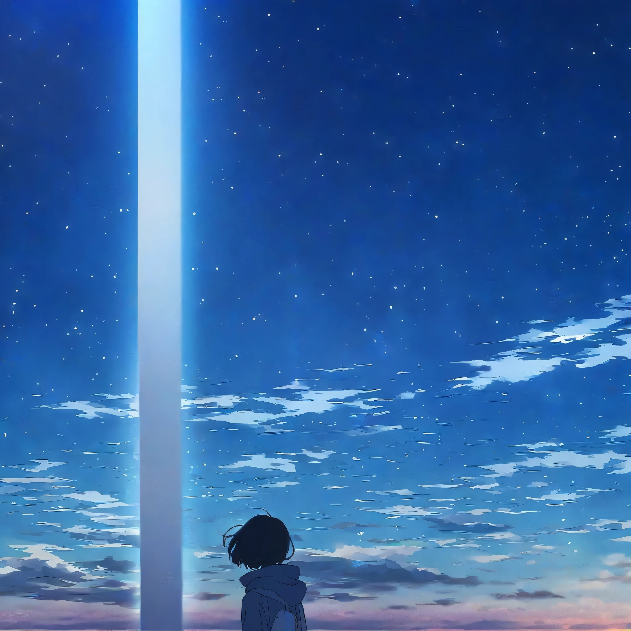 Makoto Shinkai、「Tracing the edge of memory」、Space