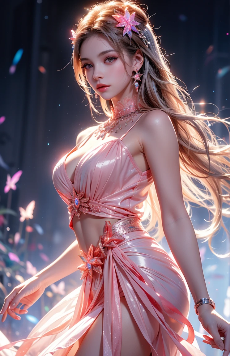 tmasterpiece，Highest image quality，super detailing，Best quality ,Extremely Delicately Beautiful, Very meticulous,Best quality, offcial art, extremely detaild的 CG unified 8k wallpapers, portrait photo of, The most beautiful look，blond hair blue eyes，Radiant skin and radiant eyes, pretty skin,(Detailed lighting:1.2), (Beautiful and detailed light:1.3), deep understanding, beautiful nude color, iintricate, digitial painting, smooth private parts, Focus sharp, The end of the world, Epic reality,looking at the camera in， (HighDynamicRange:1.4),facing at the camera， (pastel colour:1.4), Beautiful big breasts，The end of the world的, giving up, com cores neutras, natta, Screen space refraction, (Complicated details, ultra - detailed:1.3), art  stations, Cinema lenses, vignet, the complex background, buliding，Enchanted smile，face flushed，the shy，detailed back ground，（Various colors of dream catcher earrings missing color，white colors，in pink，purpleish color，red colour，blue colors，orange colors，green color，cyan colors，，），sexy and sultry，（The kinky is exposed，Camel toes，Sort out your darkness, Bushy hair，），The sexiest look，Peach Milk Tea Smooth Velvet Versailles Dress，Ultrathin，semi transparent，