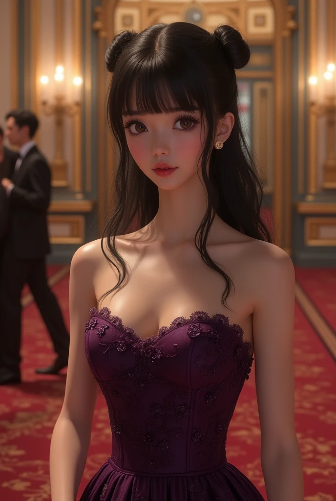 A sexy beautiful woman wearing a sleeveless sequin party dress, revealing her cleavage, belly, and breasts, adorned with jewelry and glamorous makeup, 1girl, high fashion, elegant, shiny, glowing skin, volumetric lighting, cinematic, dramatic lighting, chiaroscuro, vibrant colors, luxurious, (best quality,4k,8k,highres,masterpiece:1.2),ultra-detailed,(realistic,photorealistic,photo-realistic:1.37)