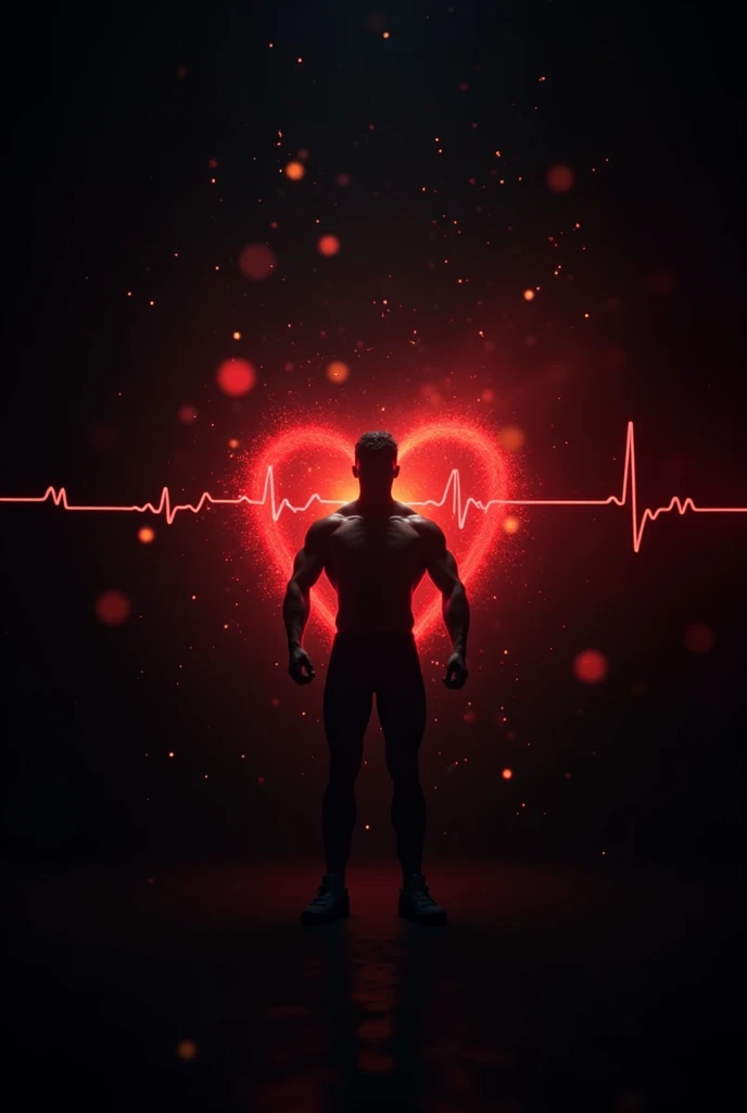 (Sad man:1.1) with a (hole in his chest:1.1) that has a floating heart in the middle, detailed, 4k, realistic, perfect lighting