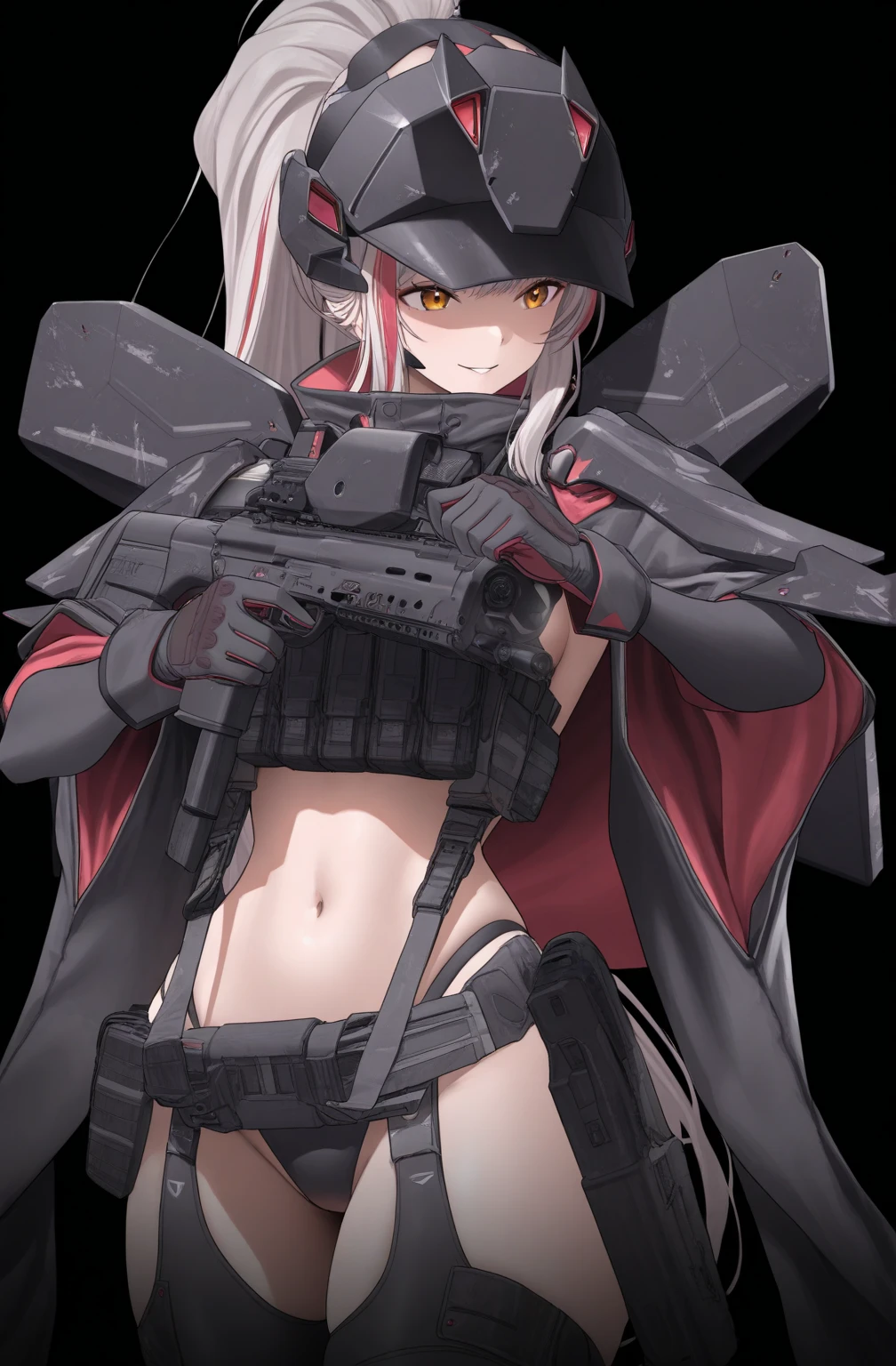 anime girl with gun and gun in hand with a pink background, fine details. girls frontline, from girls frontline, girls frontline style, girls frontline cg, girls frontline, girls frontline universe, m4 sopmod ii girls frontline, mechanized soldier girl, nier autoamata, kancolle, female action anime girl, cyborg - girl with silver hair