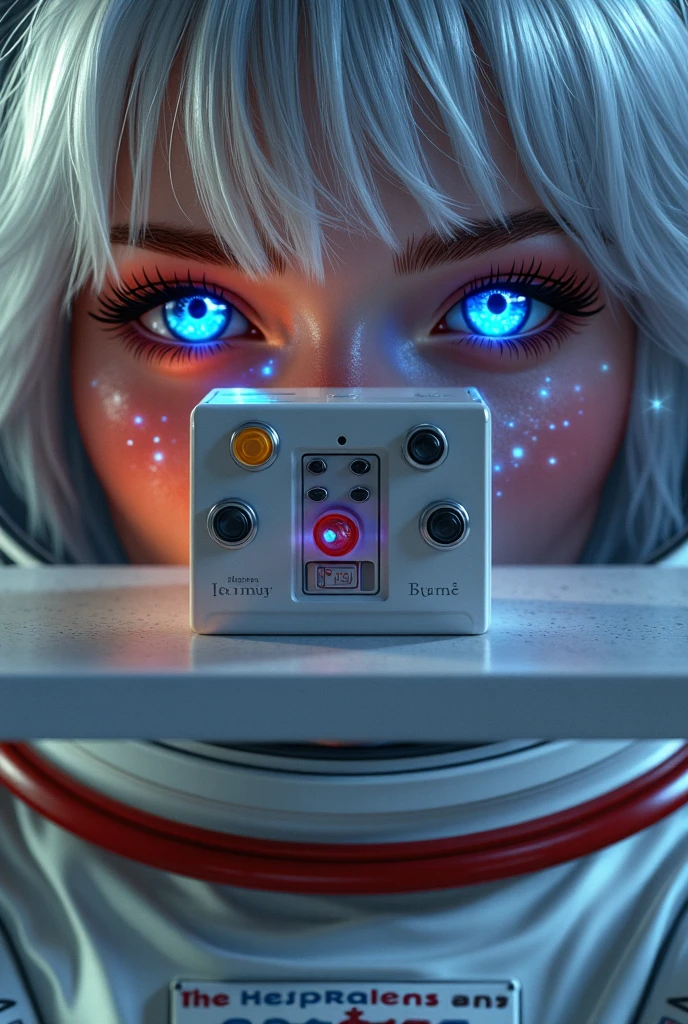 1girl,blue glowing body,in dark,neon lamp,cyberpunk,(fish-eye lens (of a camera):1.1),, best quality,masterpiece,(photo realistic),