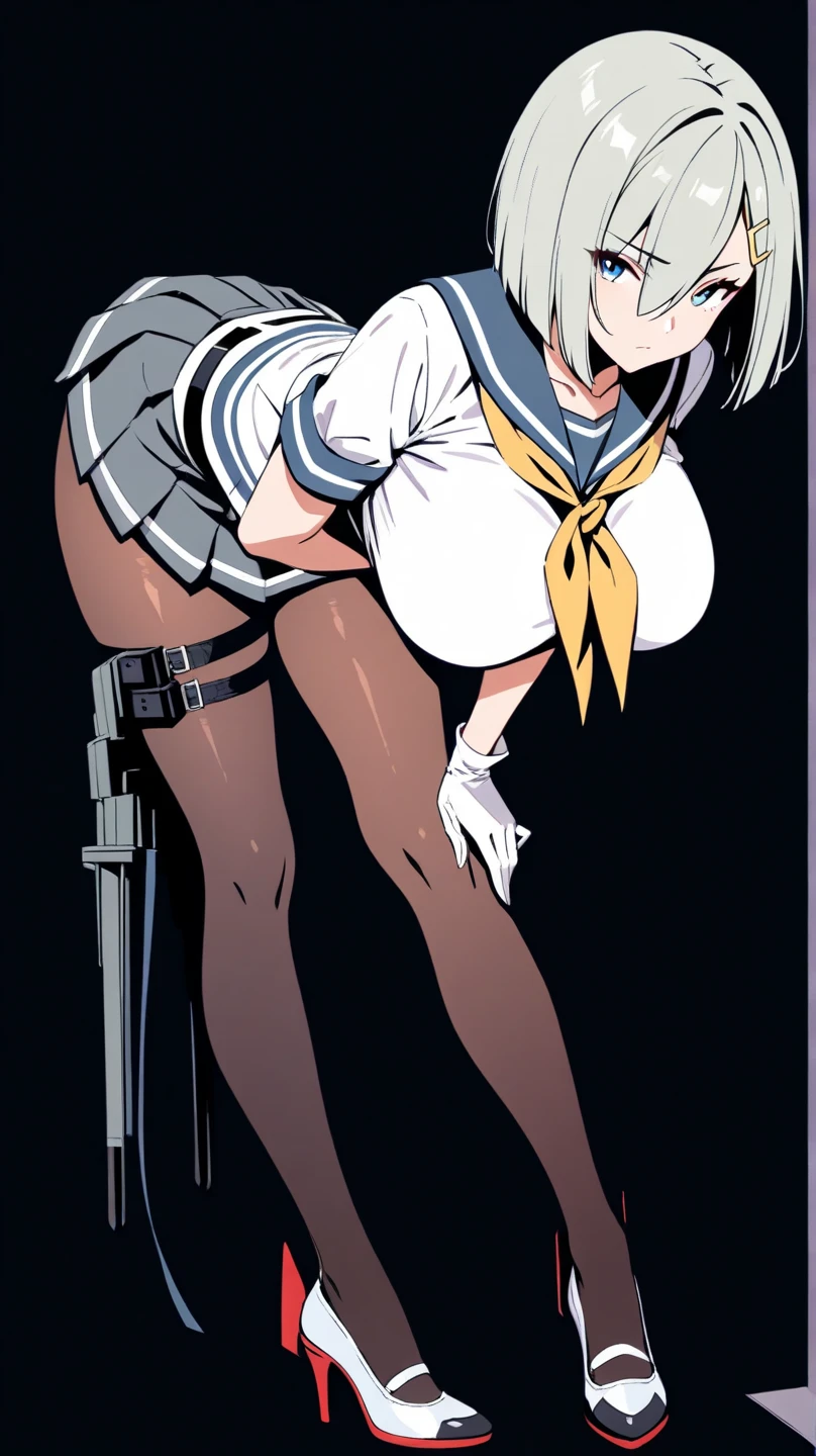 Izayoi Sakuya, Silver Hair, Straddling a man's lower abdomen, Inserting the penis into the vaginal opening, Sperm drips from the vaginal opening, Small breasts, Spread your legs, Maid clothes, Holding a knife