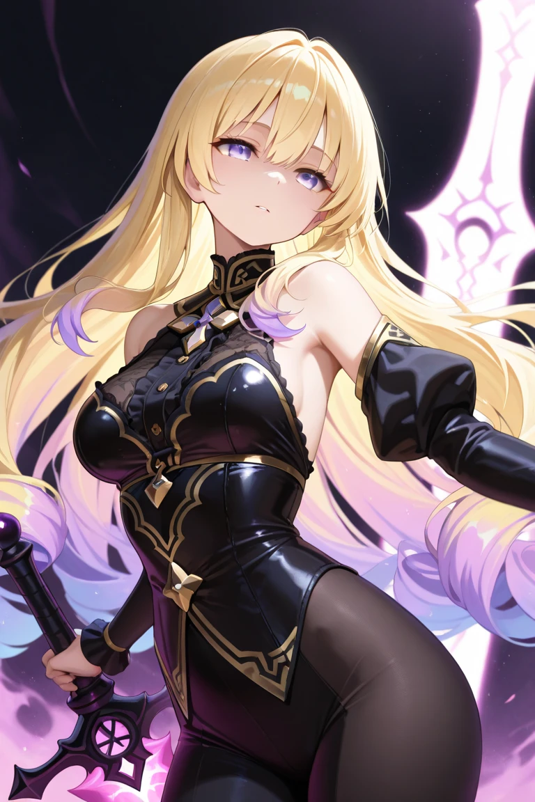 1girl, anime, cute girl, blank background, white background, fantasy, detailed fantasy dress with highlights, beautiful face, beautiful eyes, dark colors, pink hair with some streaks of blue strands, different color pupil in eye, medium small breasts (slightly big), slight cleavage, beautiful skin, cute, breast curtains, extremely delicate and beautiful, (beautiful detailed face:1.0), (detailed deep eyes), symmetrical breasts, deep eyes, shiny skin, portrait, slender waist, hips wider than shoulders, thighs, expressionless, young girl, luminous eyes, adorable，（Kpop idol）,（aegyo sal：1），（Platinum blonde hair：1），（（puffy eye）），Black panty，sexy posture，Superskirt, ultra high resolution，Black collar，slim figure, Abdominal y tattoo, womb tattoo，Tight-fitting leg ring，y tattoo on half-body，Bare skin, Armored hand，Hidden fingertips，Hand covered，Arm covered，Fist covered,{{beautiful detailed fingers}}, tufts of hair, 