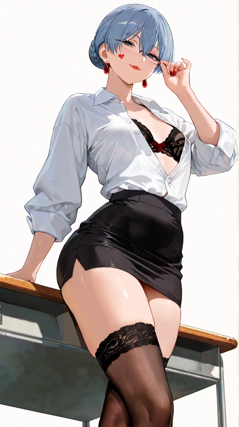 masterpiece, Ultra detail, Top quality, Raw photo, (Photorealistic:1.1), Insanely detailed, 1 girl, Beautiful, Smile, Big breasts, Brown midi detail hair, (brown eyes), Pale skin, From the front, Soft light, depth of field,