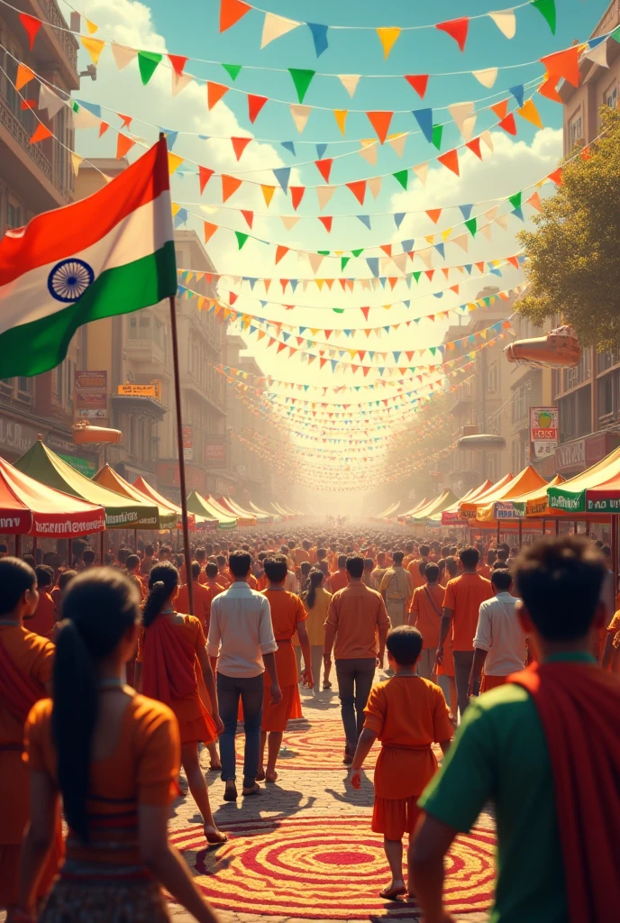 Devanuj automotive sikar celebrates independence day of bharat