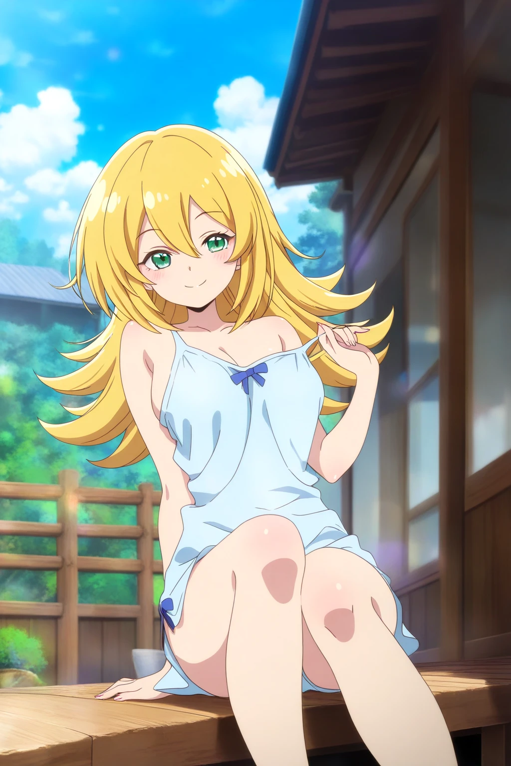 ((zero no tsukaima anime art, masterpiece, 4k, extreme quality)).
The theme is Beach party.
The setting is a beach, it is extremely detailed, full of different teen girls around the scene, it's daytime, the setting is giant, the view of the scene is complete and far, without blurring.
Disney's Rapunzel, only one, 9 years old, she is 140 centimeters tall, her shiny blond is very very very long, wonderful face, green eyes, she wears a extremely short micro bikini, 9 years girl body, She is very thin, flat breasts, very thin waist, round ass, wonderful curves, shy behavior, very provocative and very sensual pose, fullbody.
the atmosphere is very hot.
A man looking to her body.
Complete view of the scene.