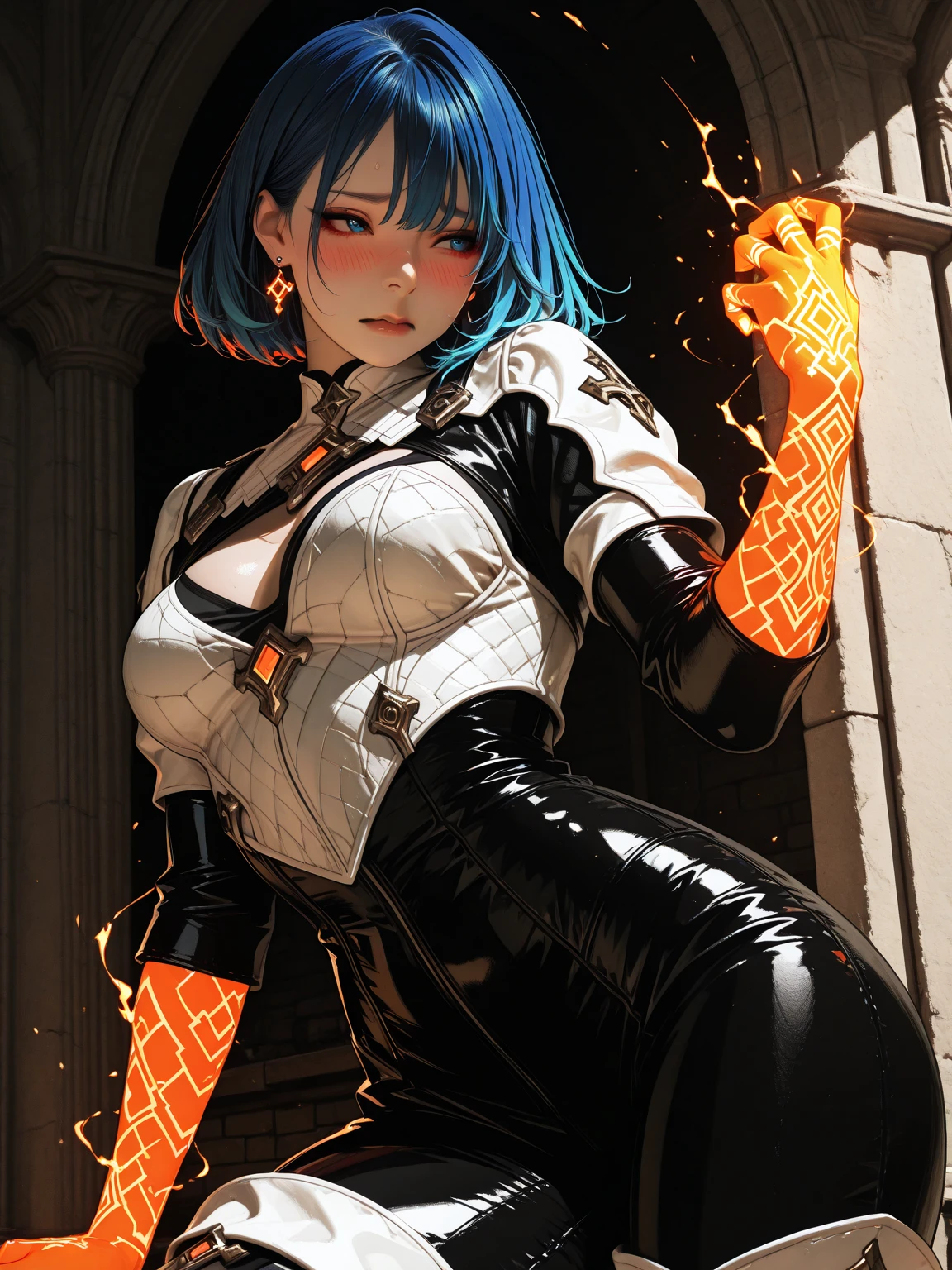 masterpiece, best quality, ultra-detailed, 1girl, solo, ocean,on wooden ship,(giveing the middle finger:1.2),sfw,(smirk:1.2),<lora:FemLaw:0.75>FemLaw,tattoo, hat, <lora:betterLight_v10:0.3> <lora:envybetterhandsLocon_beta2:1> <lora:betterPortrait_v10:0.3> <lora:LowRA:0.2> <lora:add_detail:0.3> Dramatic lighting, cleavage,crazy smile,