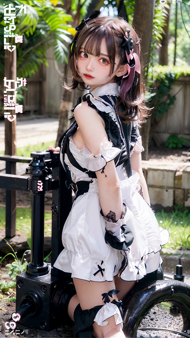 high quality, masterpiece, Very detailed, 8K, 14 year old beautiful Japanese woman:1.5, Small face, Black hair ponytail, blunt bangs, Breast Augmentation Surgery, (Detailed pink magical girl heroine costume:1.5), (Woman tied with rope and hanging from the ceiling:1.5), remote_play, remote_Vibrate、 (climax:1.5)