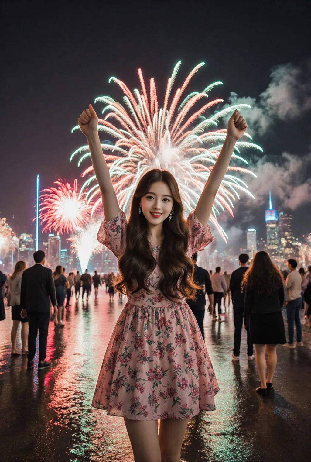 Pháo hoa rực rỡ