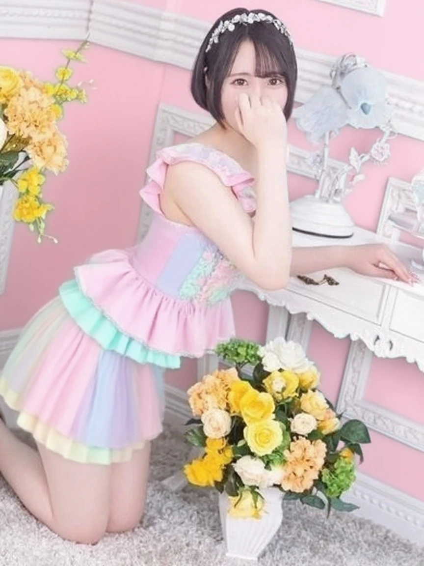 (((((Photorealistic))),(Slim),((AKB 48)),(Full body photo)),(Depth of field),(Cosmos in the foreground)),(Surrounded by Cosmos)))),(Cosmos in the background)),(Smiling)),((NIKON Z))), (19 years old),(( (C Cup bust)))), ((((Colorful lace swimsuit)))), ((Mekosuji)))),((Pore feeling))), ((Photorealism: 6, Realistic))))), (((Earrings)), (Sideways and Turning Around))),Perfect breast shape, bare buttocks, (((Upside ponytail))), (Ribbon), ((with scrunchies on wrists)), hair ornament, pale skin, watching viewer, small waist