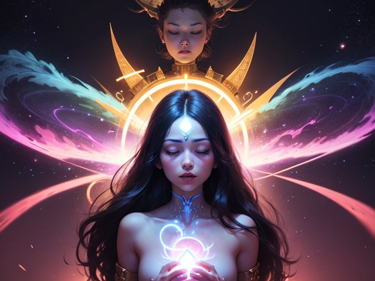 Create a visually stunning, photorealistic image that captures the multifaceted essence of Gemini. Imagine a charismatic male model standing at the crossroads of two divergent paths, symbolizing the duality of the zodiac sign. Surround you with swirling cosmic energies and ethereal mists, representing the ever-changing nature of Gemini&#39;s intellect and curiosity. Ensure meticulous attention to detail in model expression, reflecting the intelligence and charm inherent in Gemini personalities. With dynamic lighting and vibrant colors, create a scene that captivates viewers and invites them to explore the depths of Gemini&#39;s boundless imagination and restless spirit.