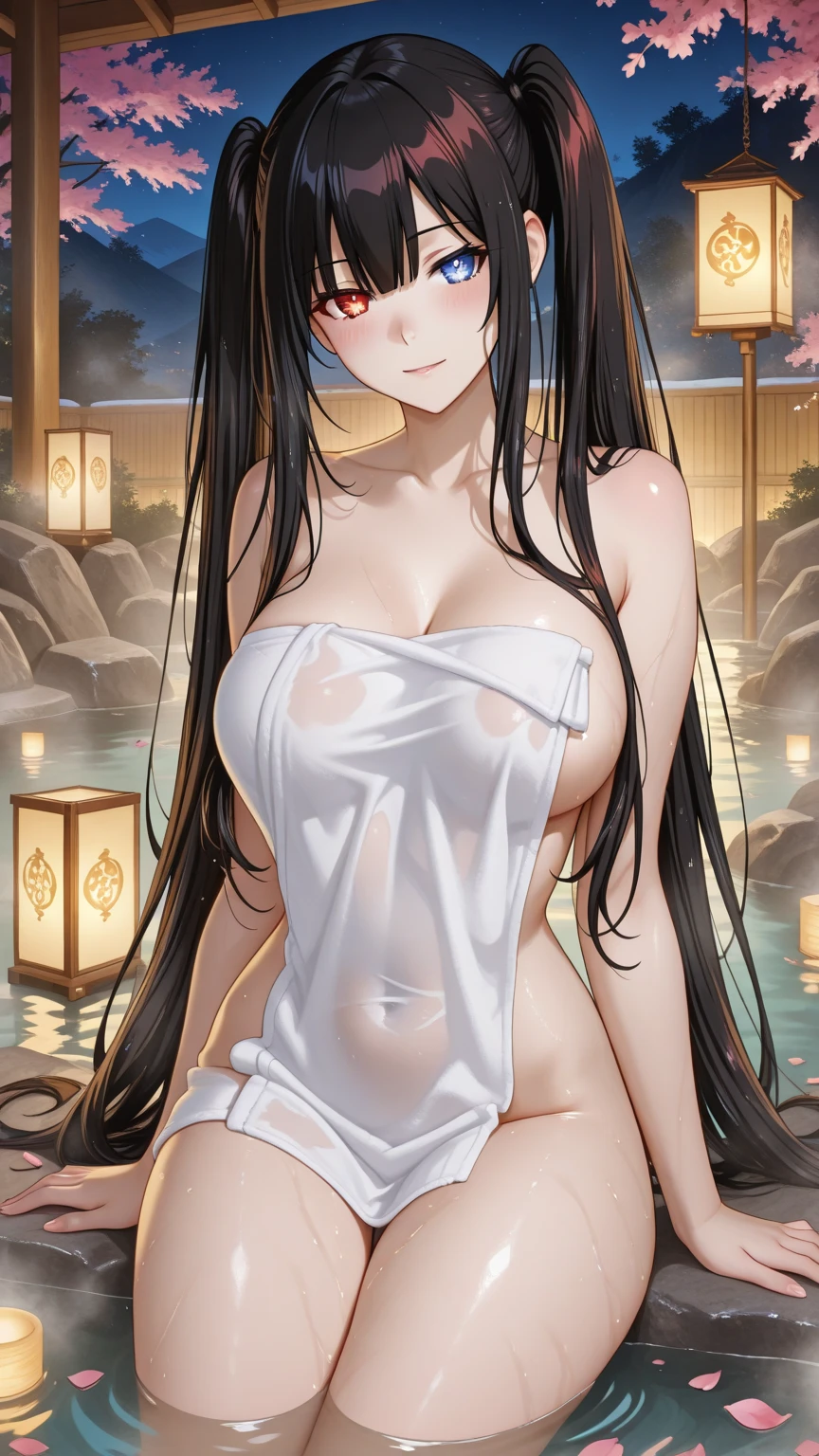 Amazing Chitanda, There is only one beautiful girl，Purple Eyes, Black Hair, Very red face，Very white skin，Glowing skin，Skin as delicate as porcelain，Naturally straight hair, Straight bangs，Extremely refined，Open lips，Long flowing hair，Beautiful Girl, Like a dream，Slim，Slim waist，soft, (sensuous), (Kawaii), Dream quality，Beautiful big breasts，Sheer loose dress，areola，Completely naked，Lower edge of breast，White gloves，Flower decoration，Deep V neckline，Loose neckline，White lace-up，Wide neckline，In school，look up，Place your hands on your inner thighs，Thighs clamp hands，Wet skin，Sweaty and sweaty，Sweating all over，it is raining，Next to the cherry blossom trees，Back to，Lean over，Hips，Side body，Gluteal groove，Completely naked buttocks，Bare back，Completely naked back，Light transmission，（no pants），nopan，pussy juice，Bare shoulders，There are no shoulder straps，Bare neck，Exposed collarbone，Exposing breasts，Exposing breasts side，Exposing breasts，Show your waist，Show your buttocks，Show your thighs，Exposing the groin，（No pants），extremely shy，Ultra-high resolution, (masterpiece:1.2, best quality), (Delicate and beautiful eyes: 1.2), (Beautiful and delicate face)