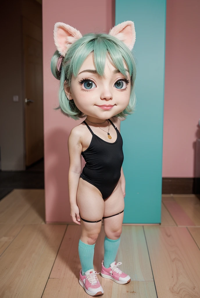 cabelo rosa preto, pony tail, children&#39;underwear, 