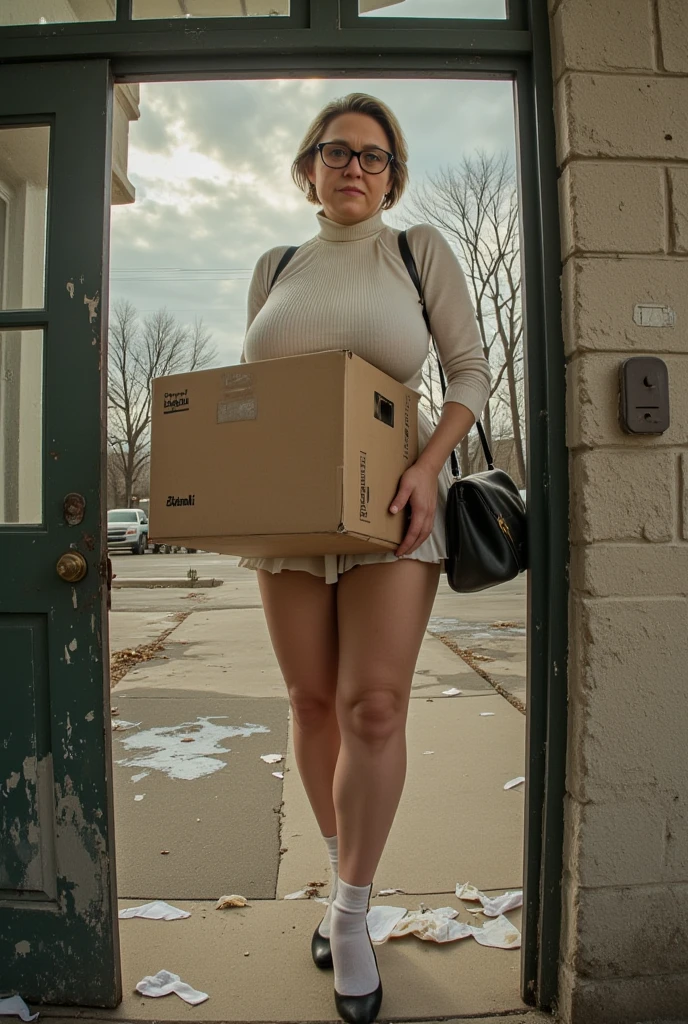amazingly stunningly beautiful (tiny:1.3) (minigirl:1.4) (thicc:1.4)  topless naked 30 year old [Cara Delevingne:Natalie Dormer:0.6] (sitting inside an oversized shopping cart:1.4), (she is wearing high heels and black full-length opera gloves and black stockings:1.3), (enormous pendulous breasts:1.5), (short blonde hair:1.3), (closed sultry smile:1.5), (detailed pretty face:1.2), nsfw