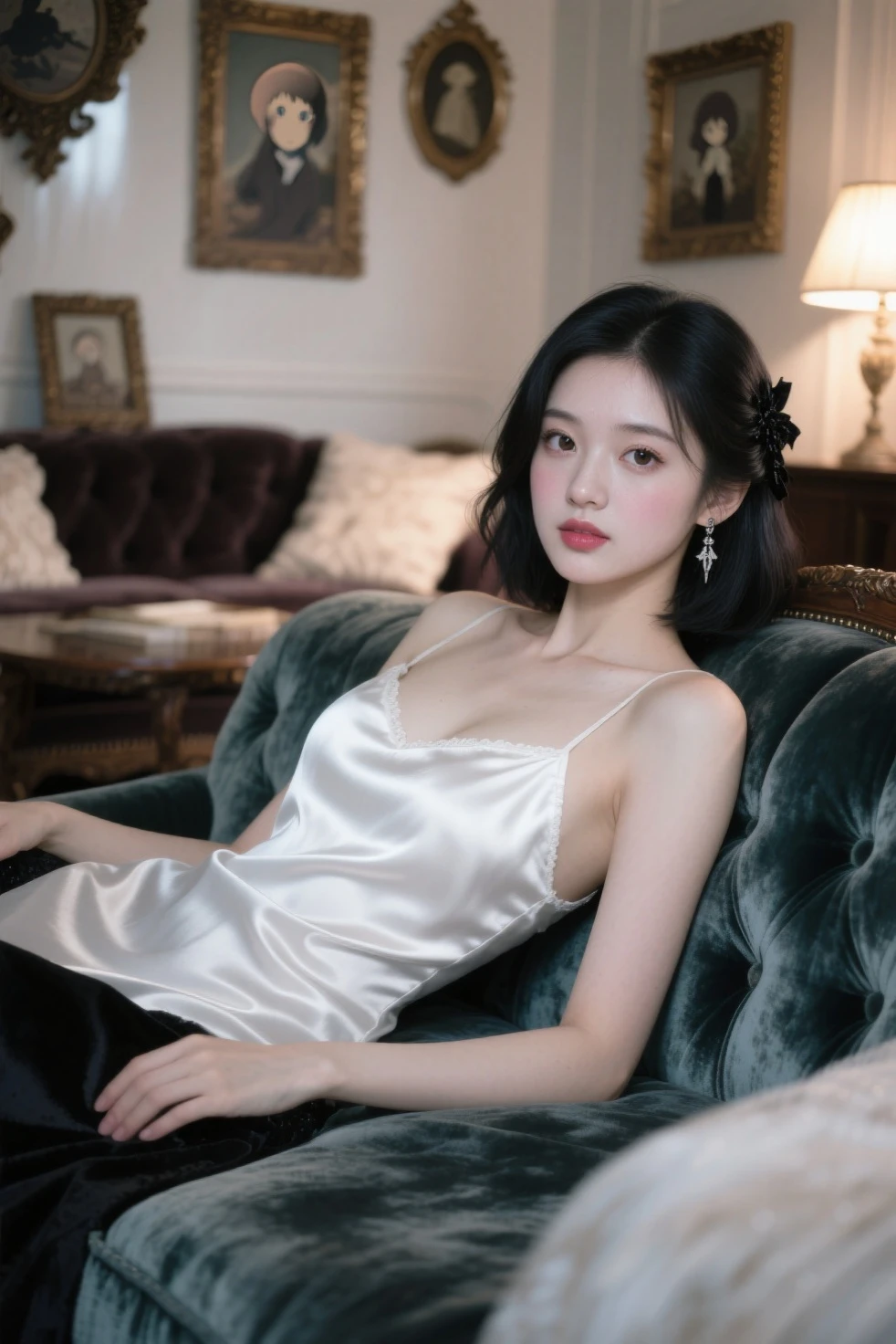 (((8k))),((Extremely meticulous CG)) ,(wallpaper),16k,((Extremely refined and beautiful)),(((Masterpiece))),(((best qualtiy))),(((Ultra High Resolution))),beautiful light up,realistic shaded,(Smooth and flawless fair skin:1.5),(pale skin:1.3),Extremely exquisite facial details,(perfect body:1.1),(ultra-detailed:1.2),(mother and daughter:1.5),(woman and little girl:1.3),(small head:1.2),(small face:1.2),(baby face:1.3),(Exquisite makeup:1.2),(small breasts:1.2),(flat chests:1.2),(slim,thin),(happy:1.2),(laughing:1.2),(earrings:1.2),(crystal necklace:1.3),(collar:1.3),(shirt:1.5),(sleeves:1.3),(day scene:1.5),(indoor:1.2),(in the living room:1.5),(detailed background:1.5),(standing:1.3),(arms behind back:1.3),(upper body:1.3),(from front:1.3)