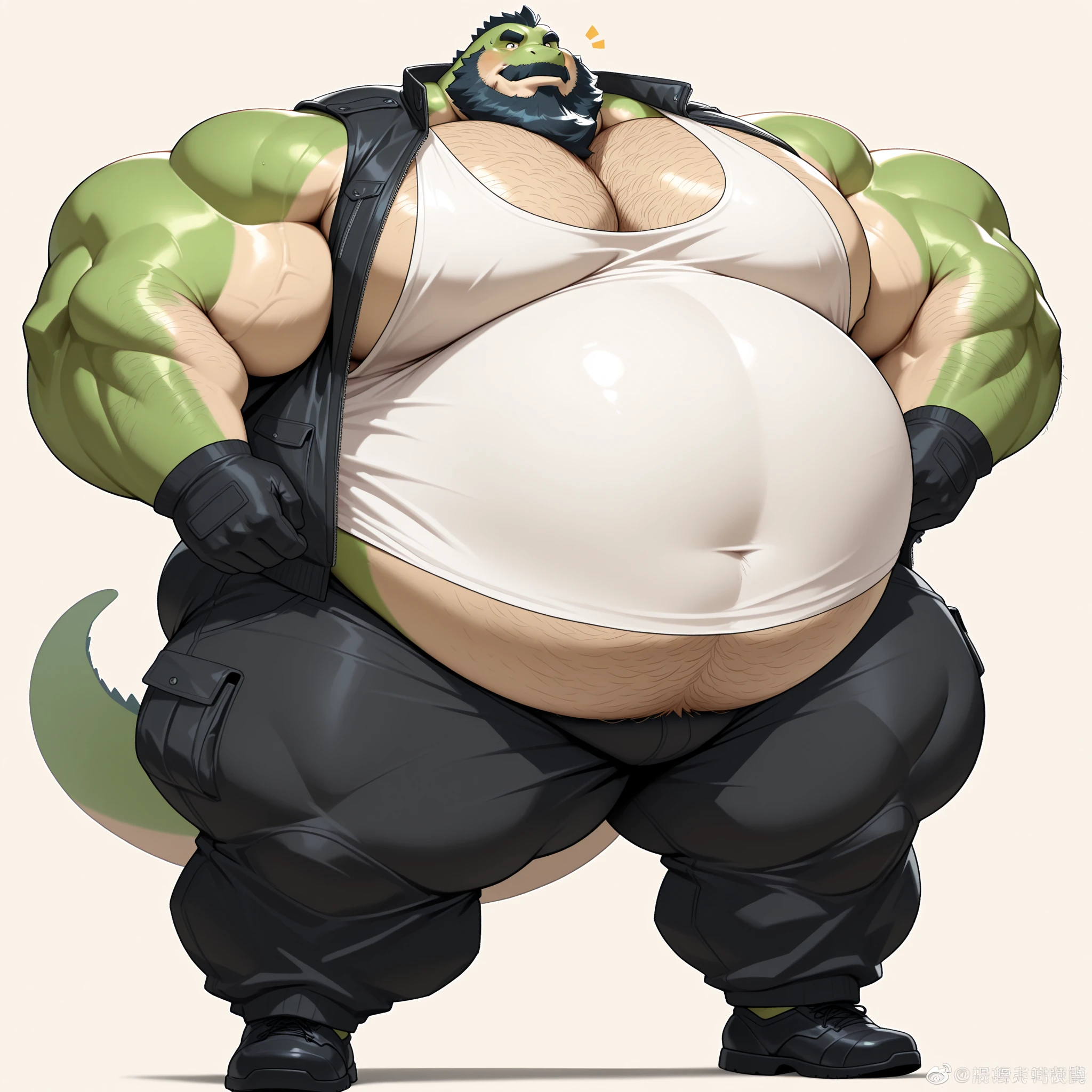  score_9,score_8_up,score_7_up,score_6_up,score_5_up,score_4_up,rating_questionable, 1boy, standing, (black orc,((muscular)),standing, ((sweaty:1.9)), hairy, body hair, fur, furry, ahegao face),(sexy revealing clothes: torn jeans, jacket, shirt, sweater, jockstrap), gold nipple piercing chains, tattoo, concept art,