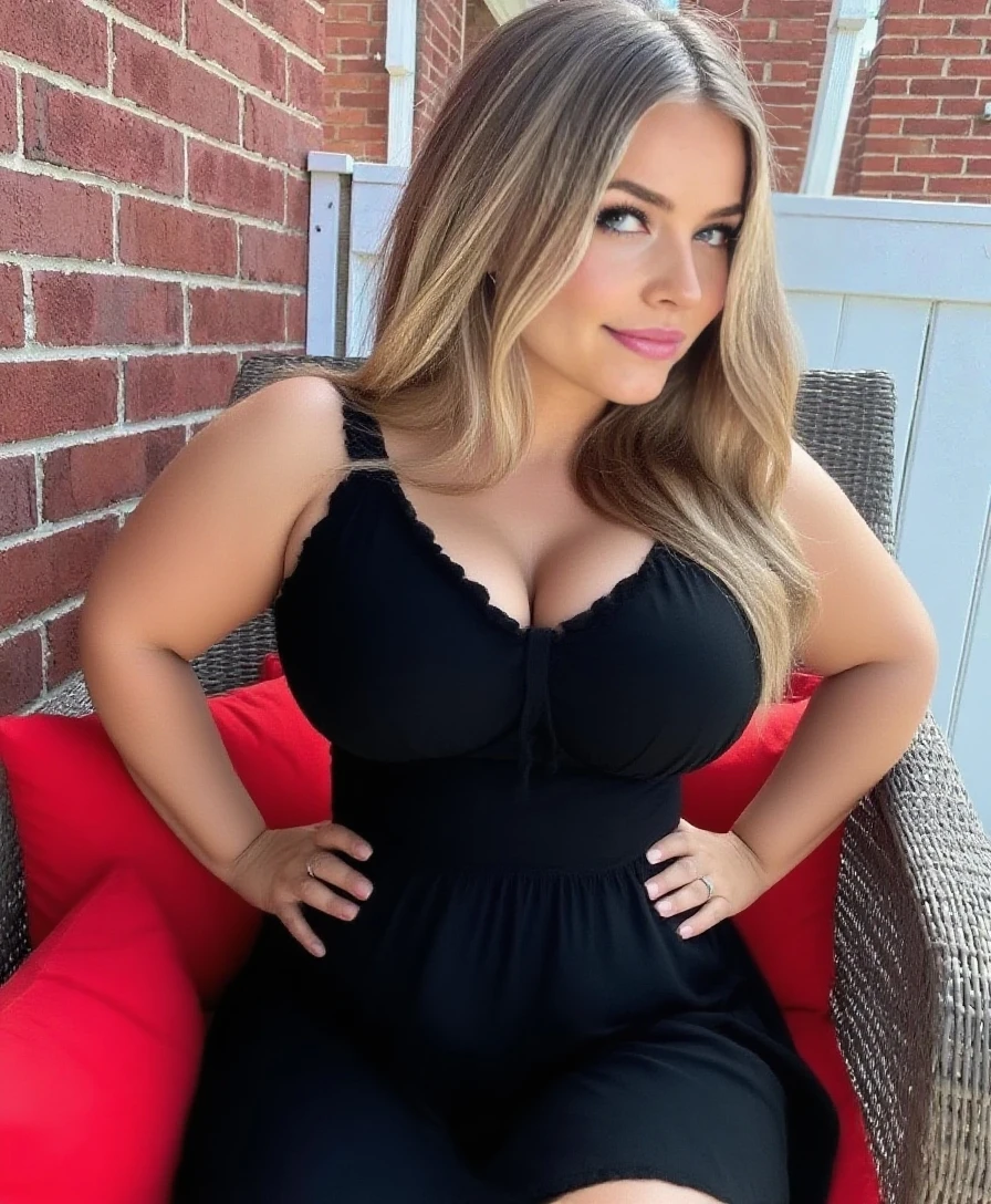 25 y.o, cleavage dress, new york
