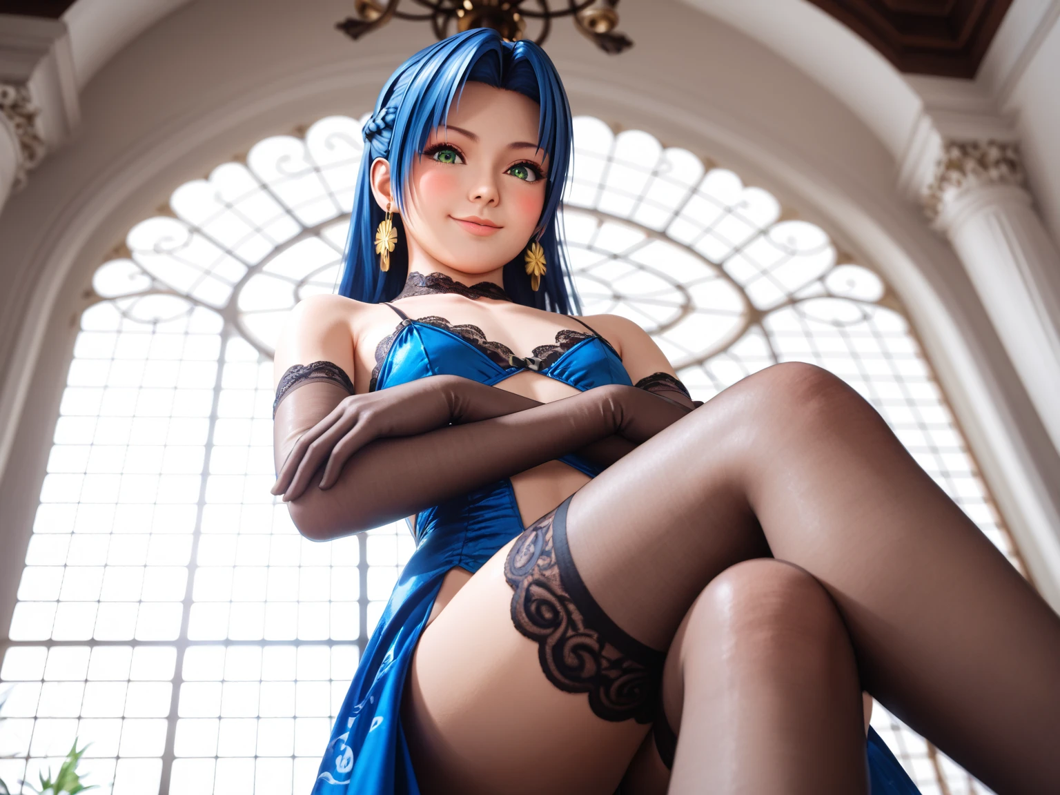 arafed ((shenhe)) ((genshin impact)) avant garde fashion model pop up parade figure, seductive anime girl, anime figure, (anime figurine), seductive. highly detailed, aoshima chiho, ( highly detailed figure ), pvc figurine ((tears)) ((begging)) ((pray)) ((sit down)) ((clothes are too small))