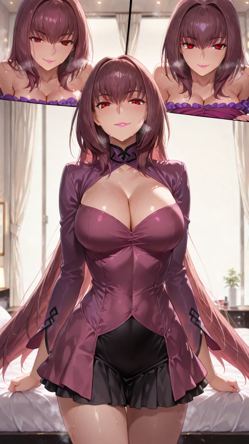 Nino Nakano,Pose sexy,armadura de caballera,bosque