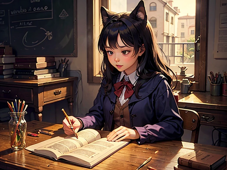 (masterpiece, best quality, detailed), 1girl, solo, yukino yukinoshita, long hair, hair ribbon, looking at viewer,
school uniform, pleated skirt, neckerchief, kneehighs, miniskirt, hair ribbon, indoors, library, bookshelf, book, book stack, skirt lift, smirk, blush