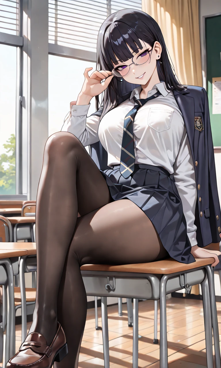 A female student teacher can&#39;t bring herself to say she wants to go to the toilet and ends up peeing while surrounded by students、3 students、One female student teacher、During school lessons、she is 22 years old、beautiful woman、black suit、Massive incontinence、In the middle of peeing、shy face、bright red face、look of resignation、A little bit of a stretch、perfect body line、jojo standing、Surrounded by studenty lower body gets wet、The floor also gets wet、Steam rises from leaked pee、high heels、long black hair、short skirt、From above、High definition
