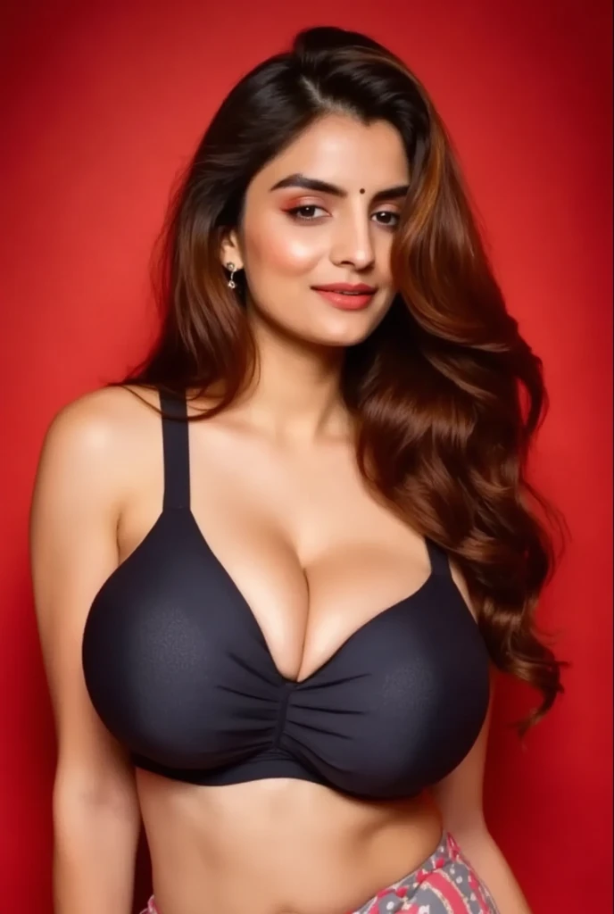 Aishwarya rai, without bindi, white deep navel line dress, massive cleavage show, thigh high boots, choker, nipple, posing in cannes red carpet, hourglass figure, big breasts, 90% breasts popping out, fit, seductive face, look at a camera and laugh, wet ponytail hair, erotic adult face, 40 yo, soft volumetric lights, intricate details, (ArtStation:1.2)