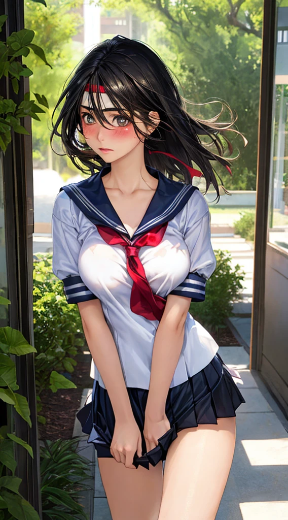 masterpiece,8k high quality detailed,highres,anime,,
illustration \(artbook\),
,Yashiro Ayame,1girl,ahoge,very long hair,wavy hair,black hair,multicolored hair,gradient hair,sidelocks,hair between eyes,bangs,blue eyes,large breasts,detailed_face,[(<lora:jyoji fuku v6:0.45>, jyojifuku,dress,frills,ribbon,hair bow)],
<lora:PovFromBelowV1:1>,pov,from below,ceiling,looking at viewer,blush,endured face,rape face,heavy breathing,seductive smile,[tears],
(,realistic clothing texture,realistic_skin_texture),<lora:velvia:0.6>,<lora:Yashiro Ayame(stm):0.5>,<lora:more_details:0.3>
